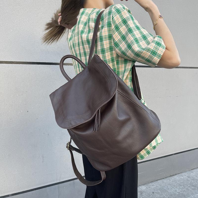 大容量头层牛皮短途旅行包