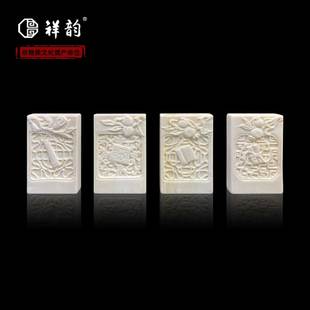 祥韵苏工原创猛犸牙园林花窗系列吊坠挂件牙牌高端非遗旅游纪念品