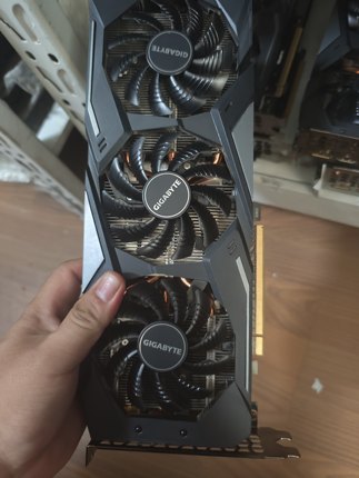 技嘉GTX1660 1660s 1660ti三风扇双风扇拆机二手显卡
