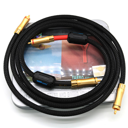 YARBO AUDIOPHILE/雅堡 GY-8008F 发烧级信号线音频线双莲花RCA