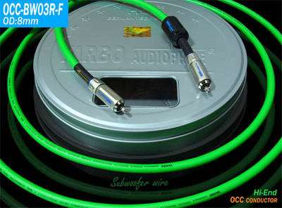 雅堡YARBO AUDIOPHILE OCC-BW03R-F 单晶铜 重低音炮线音响同轴线