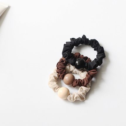 好质感  好实用~秋冬简约无痕发绳皮筋  常用发饰 不伤发发圈