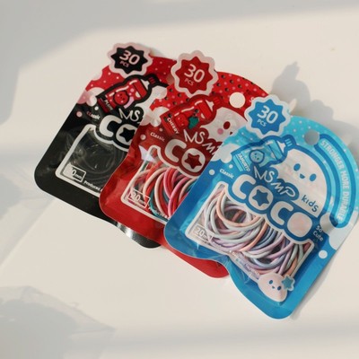 MSMP发圈30PCS彩色儿童头绳弹力