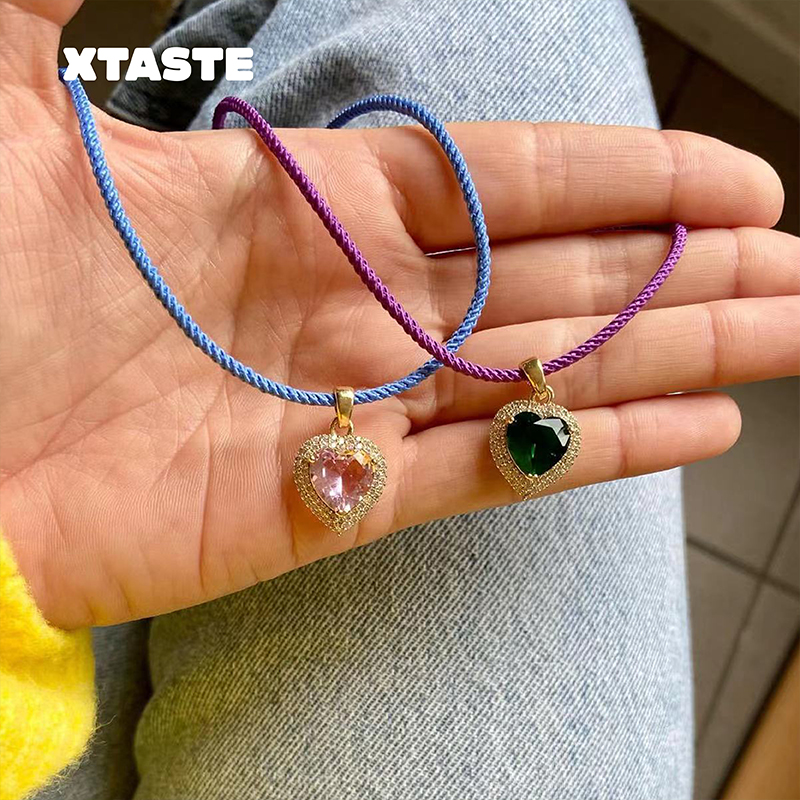 MATHE宝石吊坠女希腊项链