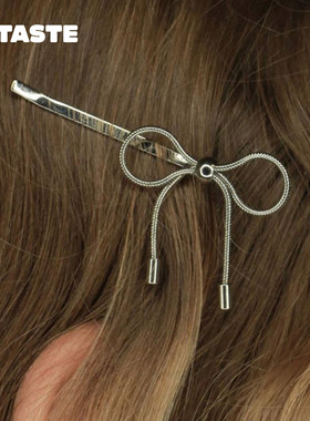 XTASTE 日本 Marland backus蝴蝶结一字夹发夹边夹潮流时尚甜美