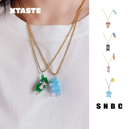 XTASTE SNBC【小狗骨头项链】小众设计项链配饰锁骨链女