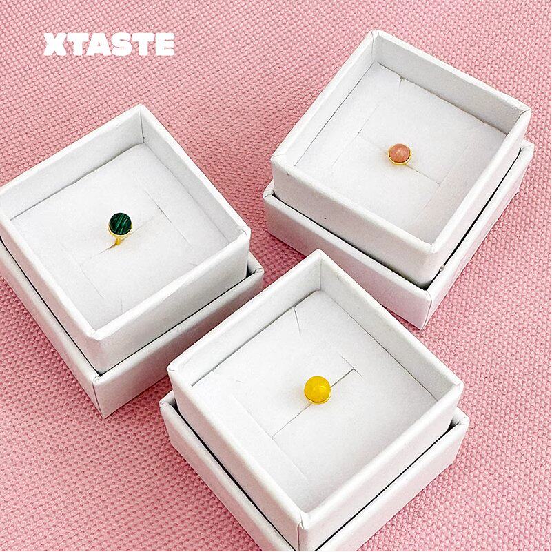 XTASTE 丹麦 LULU Copenhagen 天然石头耳钉迷你小众设计高级感