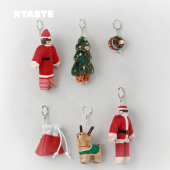 韩国Softthumbnail 饰手机挂件小玩偶礼物 圣诞系列挂件高颜值装