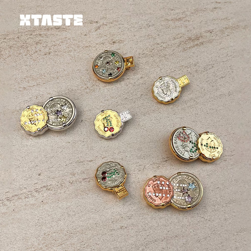 XTASTE TysGrocery 【宝石许愿单币发夹】 小众设计可爱樱桃头饰