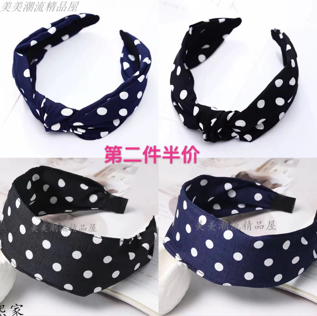 韩国波点加宽发卡