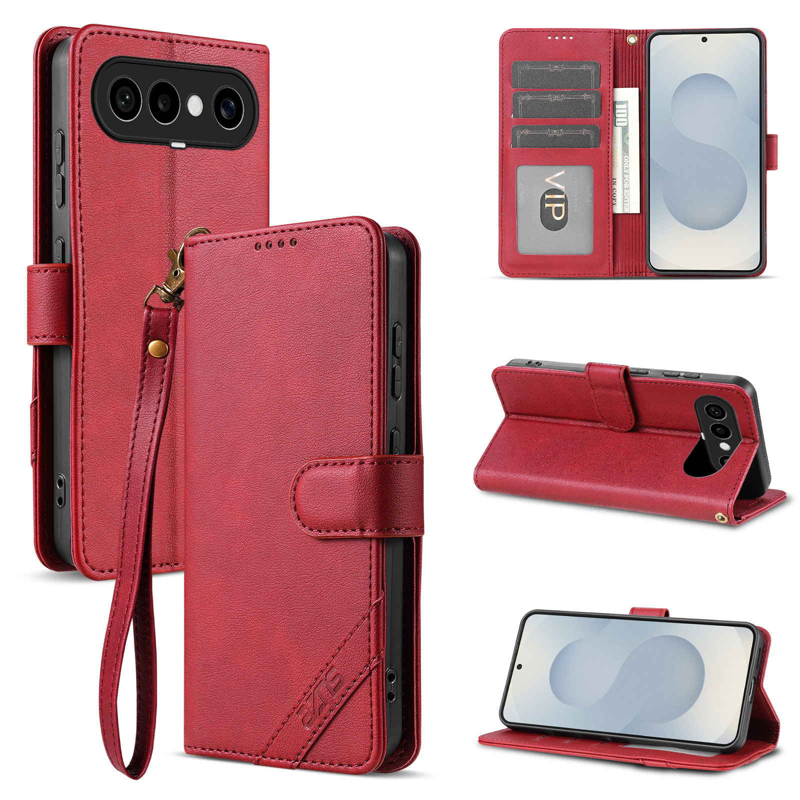 适用vivo S50Pro mini手机壳防摔翻盖皮套插卡钱包款式全包软胶保护套男女时尚软胶简约皮夹高档耐用