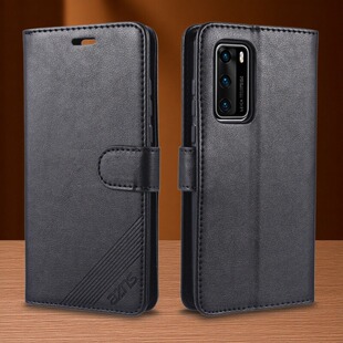 适用华为P40Pro手机壳翻盖式皮套插卡钱包款式防摔皮套保护套新款镜头全包商务男女士软胶外壳高档皮夹