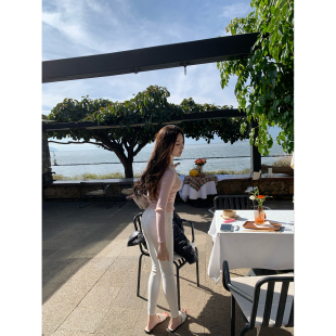 高腰显瘦百搭小脚裤 ke7en 牛仔裤 we修身 拒绝臀部凹陷特殊裁线loe