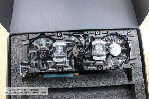 映众 Inno3D GTX760冰龙超级版 三风扇五热管豪华散热 有背板