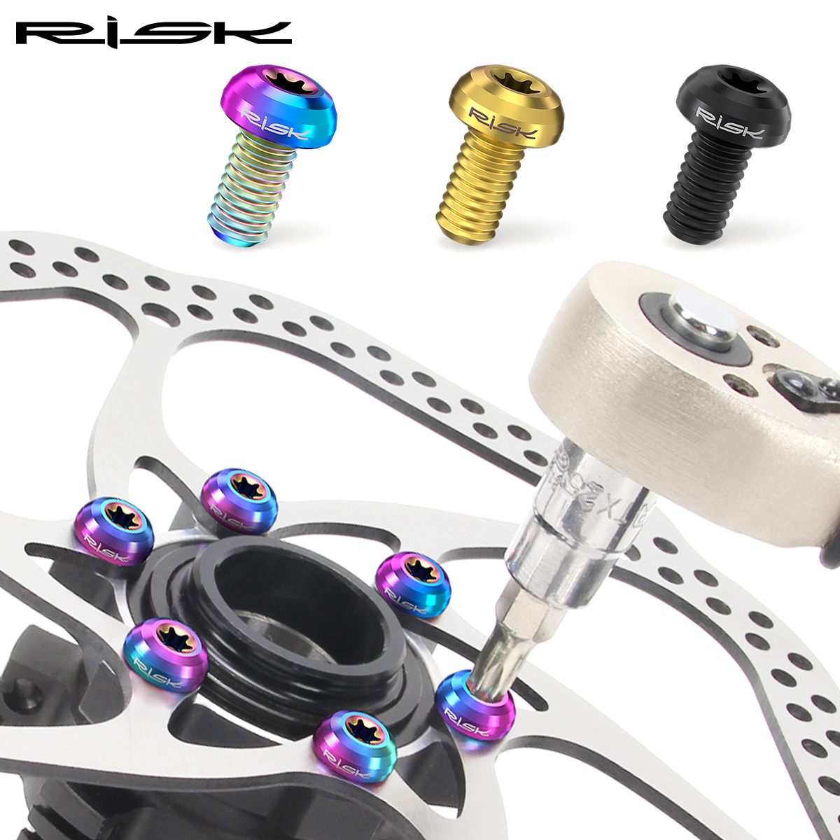 riskm5x10mm钛合金碟片螺丝