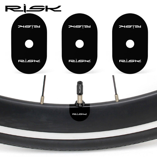 RISK法嘴气嘴贴气门芯贴纸垫片碳刀管胎气嘴固定贴山地公路自行车