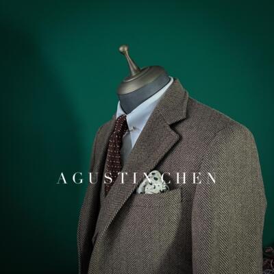 商务免熨精纺修身秋冬绅士西装