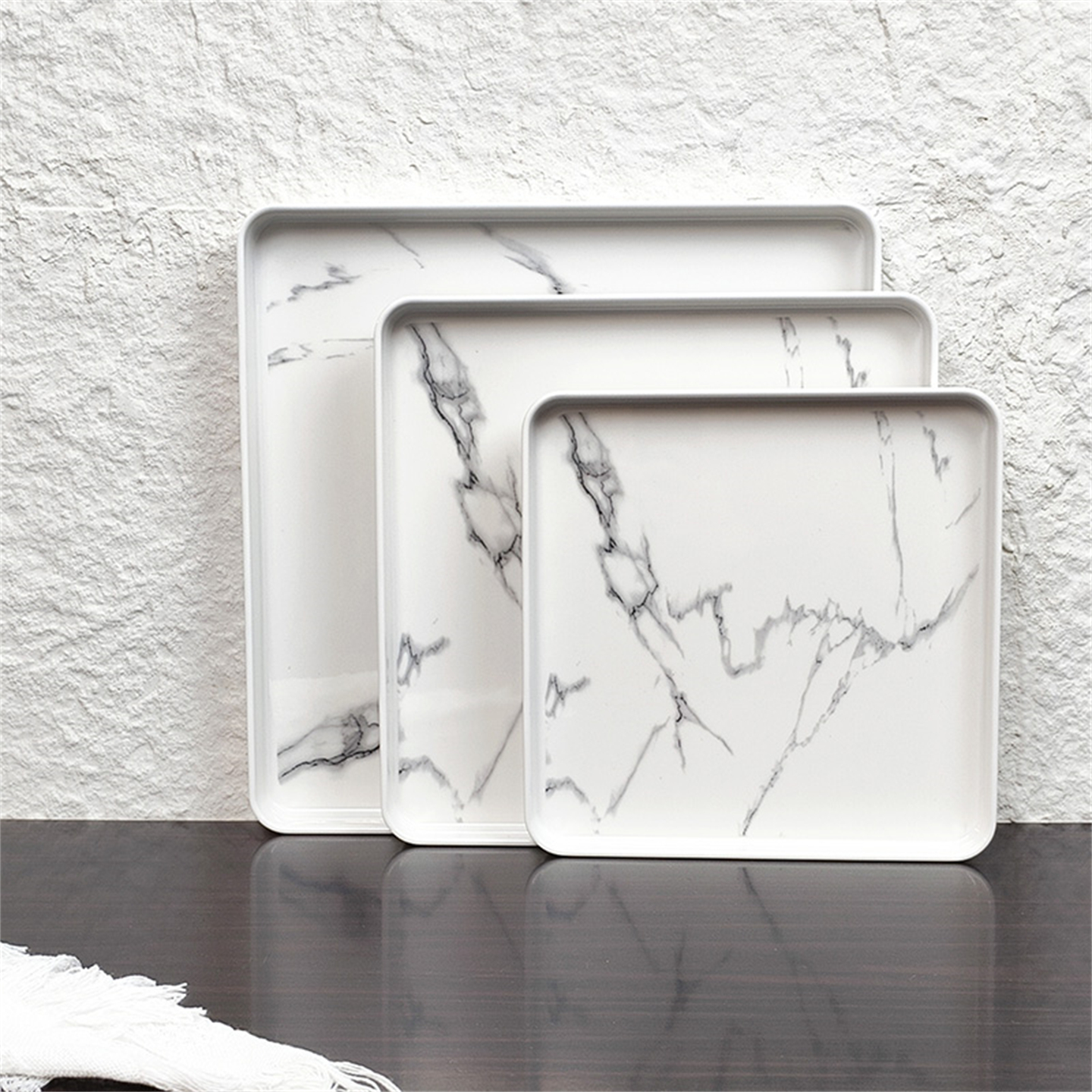 高级感茶杯托盘家用客厅收纳盘子