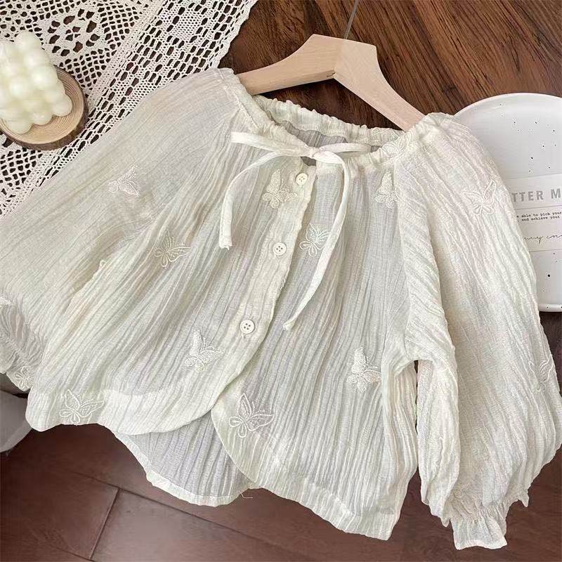 夏季洋气女童儿童2025新款宝宝蝴蝶防晒衣外套薄款小披肩空调开衫,童装/婴儿装/亲子装,儿童皮肤衣/防晒衣,淘宝优惠券,粉丝福利购,淘宝优惠卷