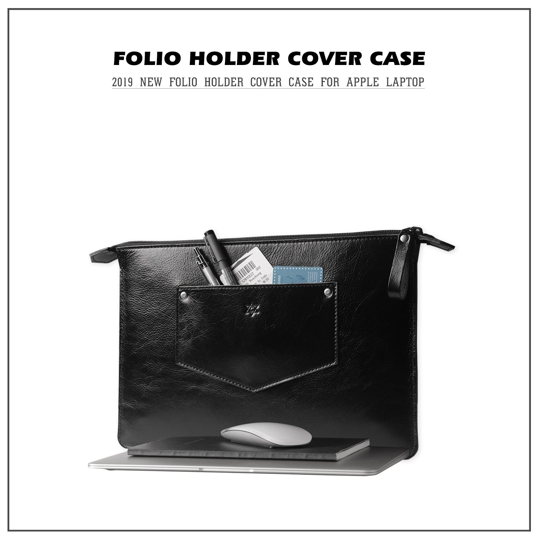 适用于苹果电脑包MacbookPro13air15.3寸16笔记本内胆包真皮保护套收纳包通勤男女防水