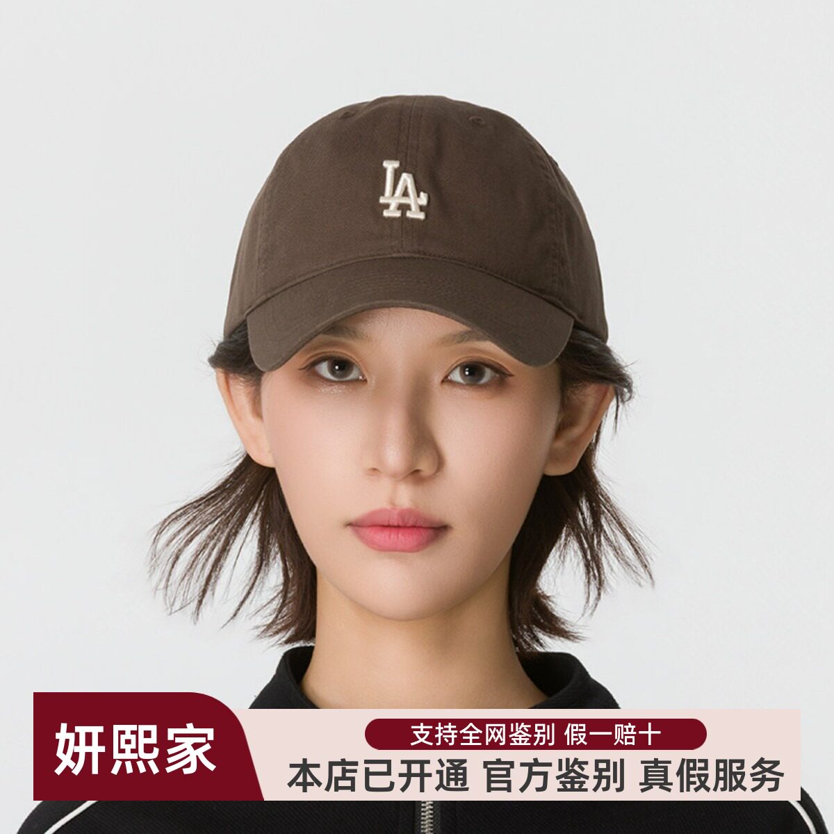 MLB专柜正品刺绣小标小头围新款软顶棒球帽休闲潮情侣帽3ACP7701N