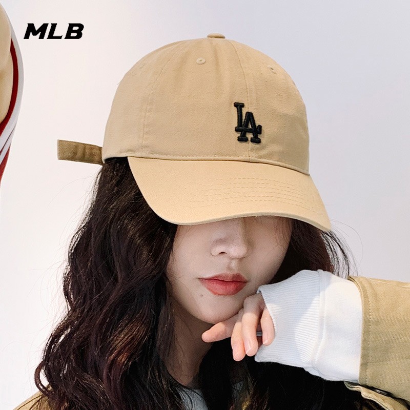 MLB官方正品LA棒球帽女款帽子透气运动帽户外棒球帽3ACP7701N