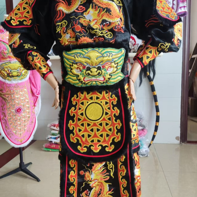 潮汕英歌舞服装人字甲战甲英歌服饰游神赛龙舟舞台表演演出服套装