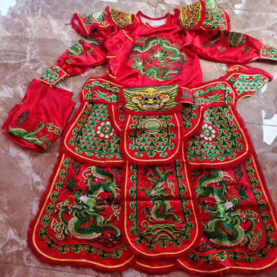 潮汕英歌舞半龙半甲服装演出服