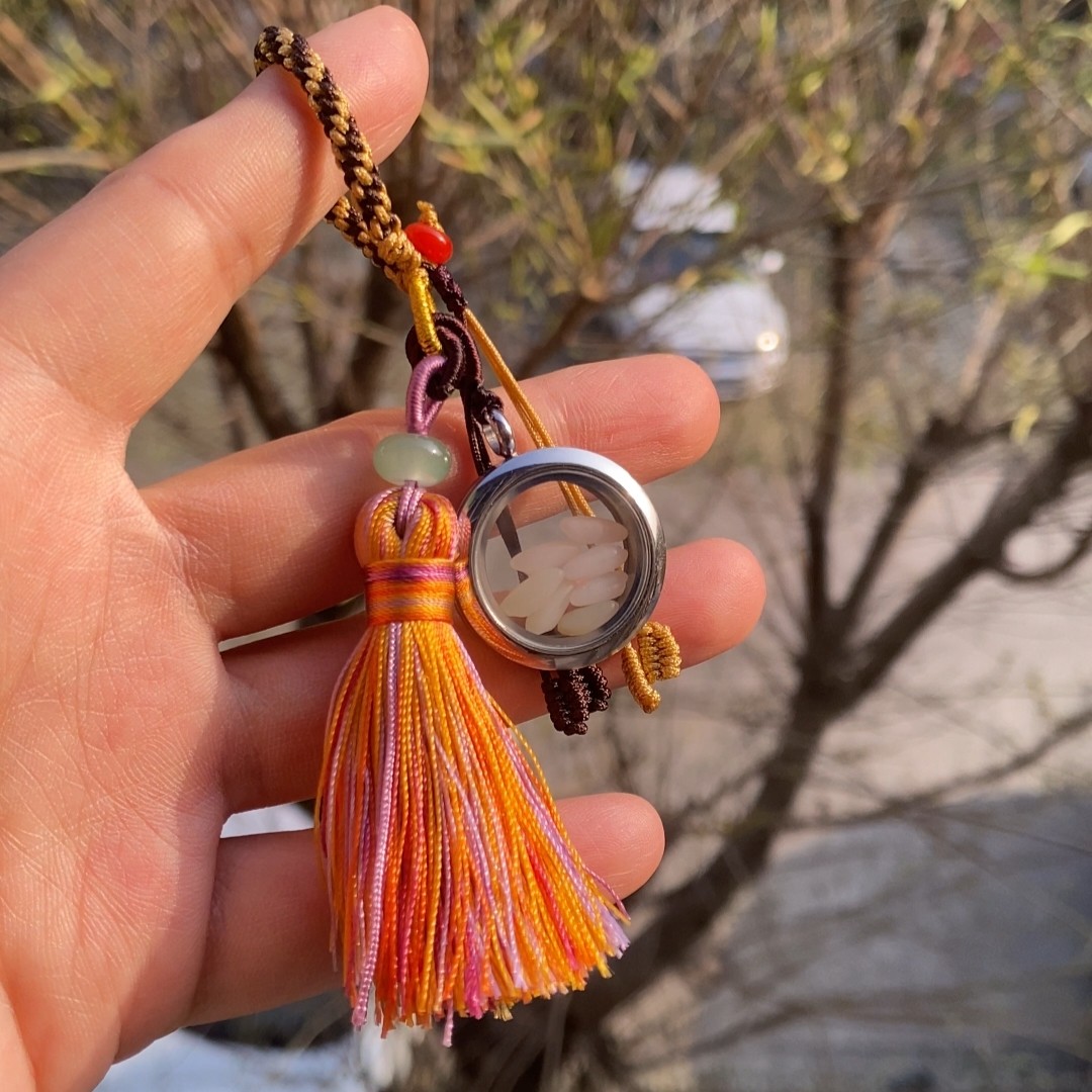 寿山石七粒米仓招财进宝聚财有米罐生财神财库随身携带挂件挂饰品