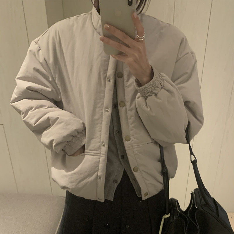 实拍 小众复古 立领单排扣圆领宽松显瘦棉服休闲保暖外套 3色,女装/女士精品,棉衣/棉服,淘宝优惠券,粉丝福利购,淘宝优惠卷