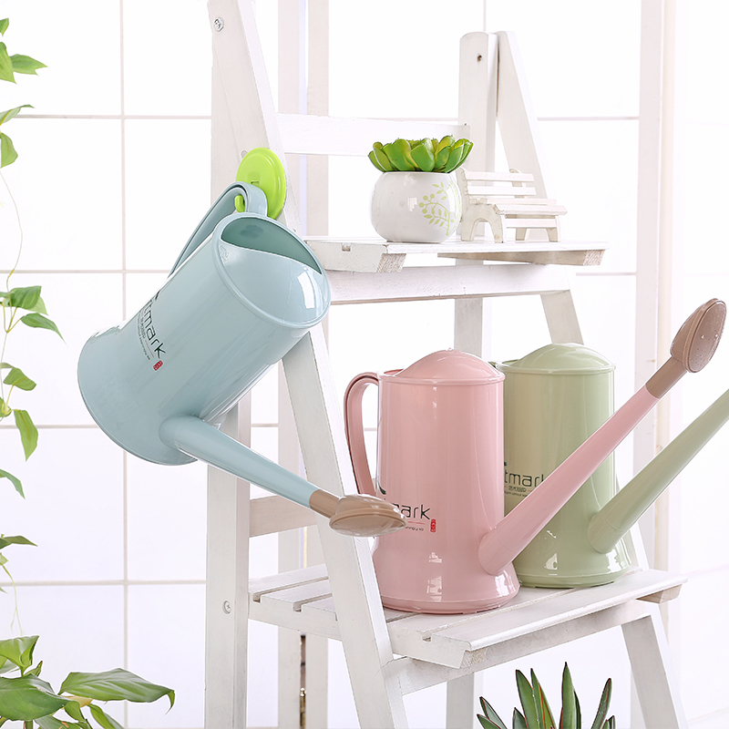 家用园艺长嘴洒水壶2l浇水喷壶