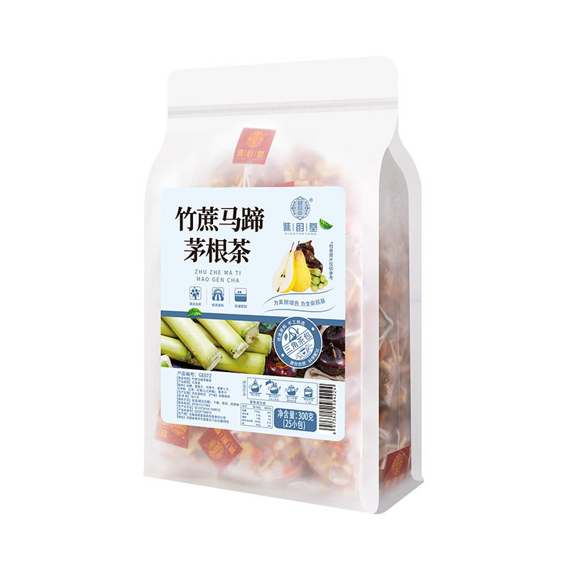 谯韵堂竹蔗马蹄茅根茶量贩装三角包雪梨荸荠干广式凉袋泡养生茶饮