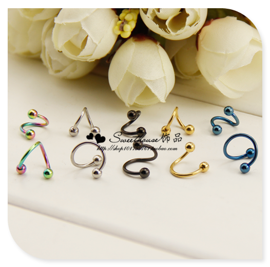 S杆钛钢耳钉双头钢球双面双耳洞男女小耳骨穿刺防过敏饰品多耳洞,饰品/流行首饰/时尚饰品新,耳钉,淘宝优惠券,粉丝福利购,淘宝优惠卷