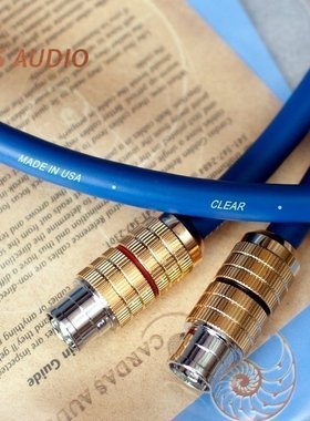 原装美国 CARDAS 卡达斯 Clear 至尊 发烧RCA、XLR音频信号线