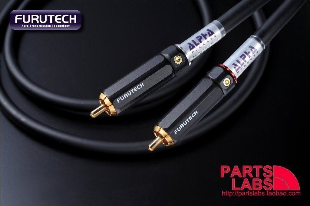 原装日本古河FURUTECH ALPHA Line Plus 高性能单晶铜 RCA 信号线