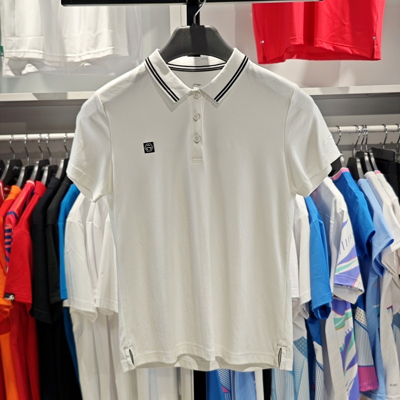 李宁短袖2023夏季团购健身系列女子纯棉商务翻领Polo衫APLT086,运动服/休闲服装,运动POLO衫,淘宝优惠券,粉丝福利购,淘宝优惠卷