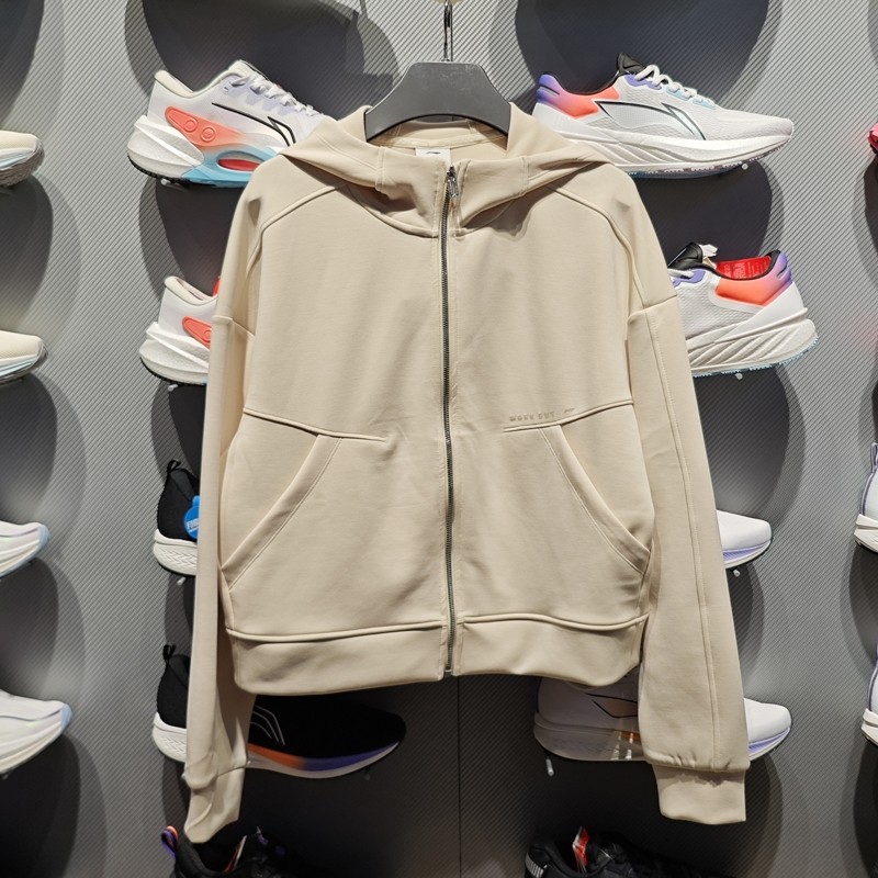 李宁2024春季新款健身系列女子宽松舒适开衫连帽卫衣AWDU108,运动服/休闲服装,运动卫衣/套头衫,淘宝优惠券,粉丝福利购,淘宝优惠卷