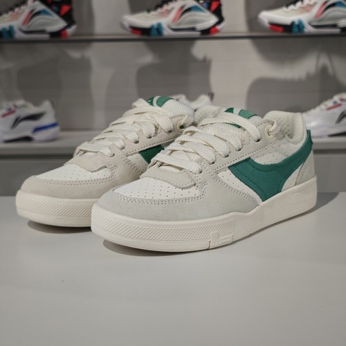 李宁车缝线系带女子低帮滑板鞋