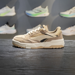 惟吾LOW舒适软弹低帮耐磨板鞋 新款 AGCV263 男子2025冬季 李宁休闲鞋