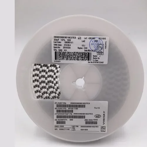 50V 10UF D型7343 10% 293D106X9050D2TE3 威世Vishay贴片钽电容