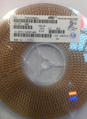 TPSC226K010T0300 AVX钽电容 C型/6032 22UF 10V ±10% 低阻抗