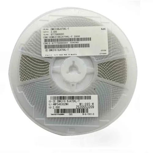 UMK105CBJ105MV-F  1uF ±20% 50V X5R 0402 TDK陶瓷贴片电容