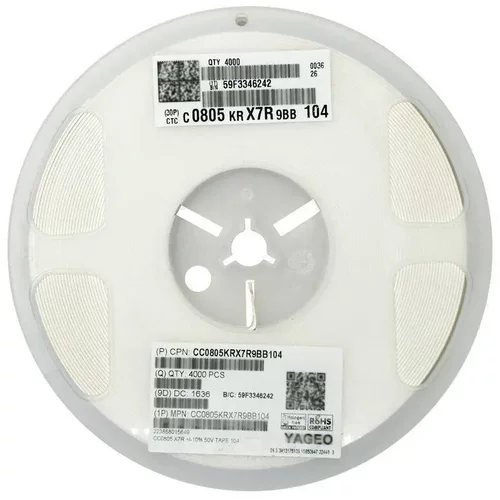 1608/0603 10pF 50V ±0.5pF 国巨陶瓷电容 CC0603DRNPO9BN100