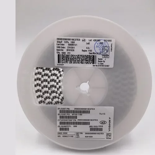 50V 3.3UF D型7343 10% 293D335X9050D2TE3威世Vishay贴片钽电容