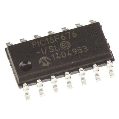 PIC16F676-I/SL SOP-14 Microchip (微芯) 微控制器 IC =MSD