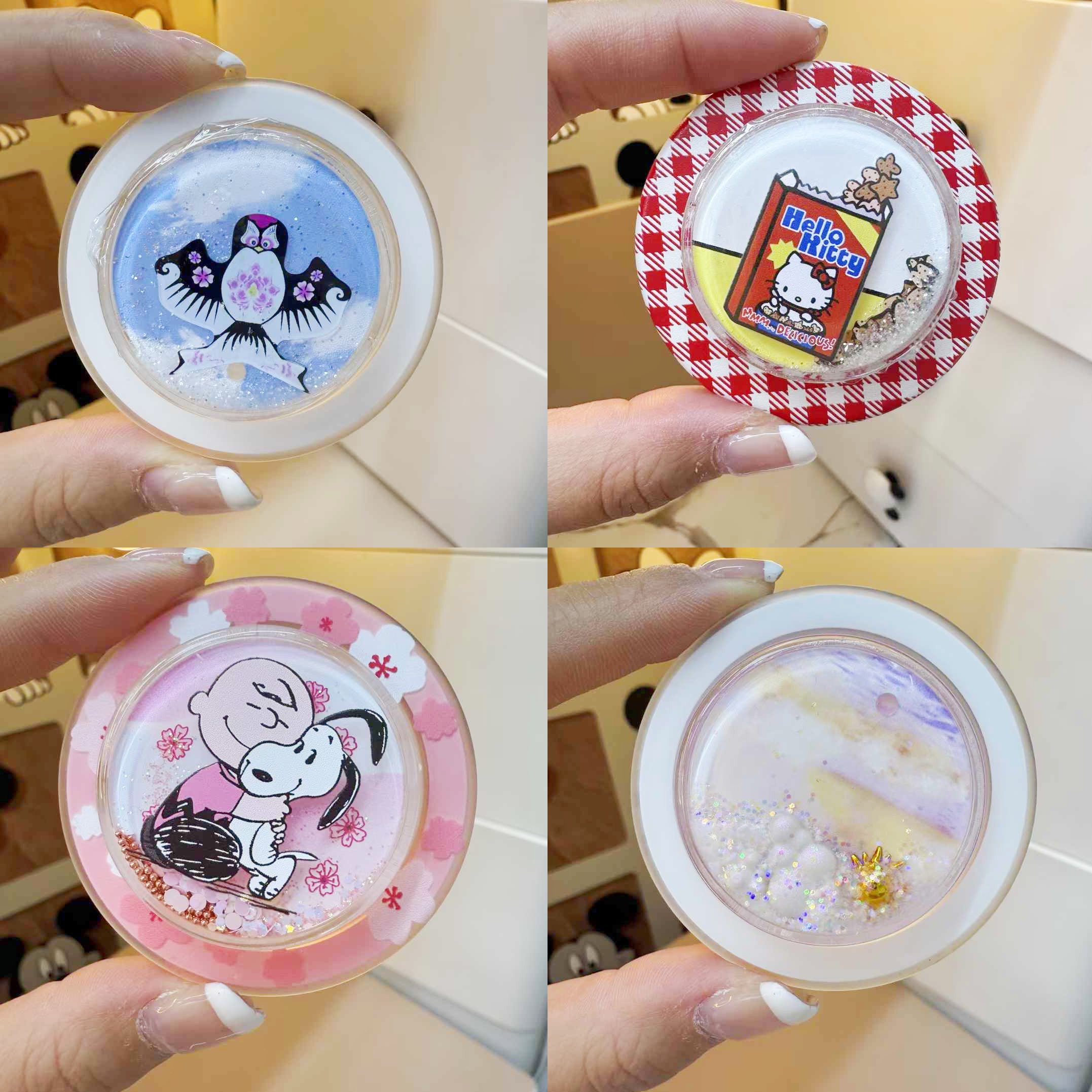 泡泡骚通用-手机气囊支架啪嗒磁吸支架可伸缩适配popsockets流沙3