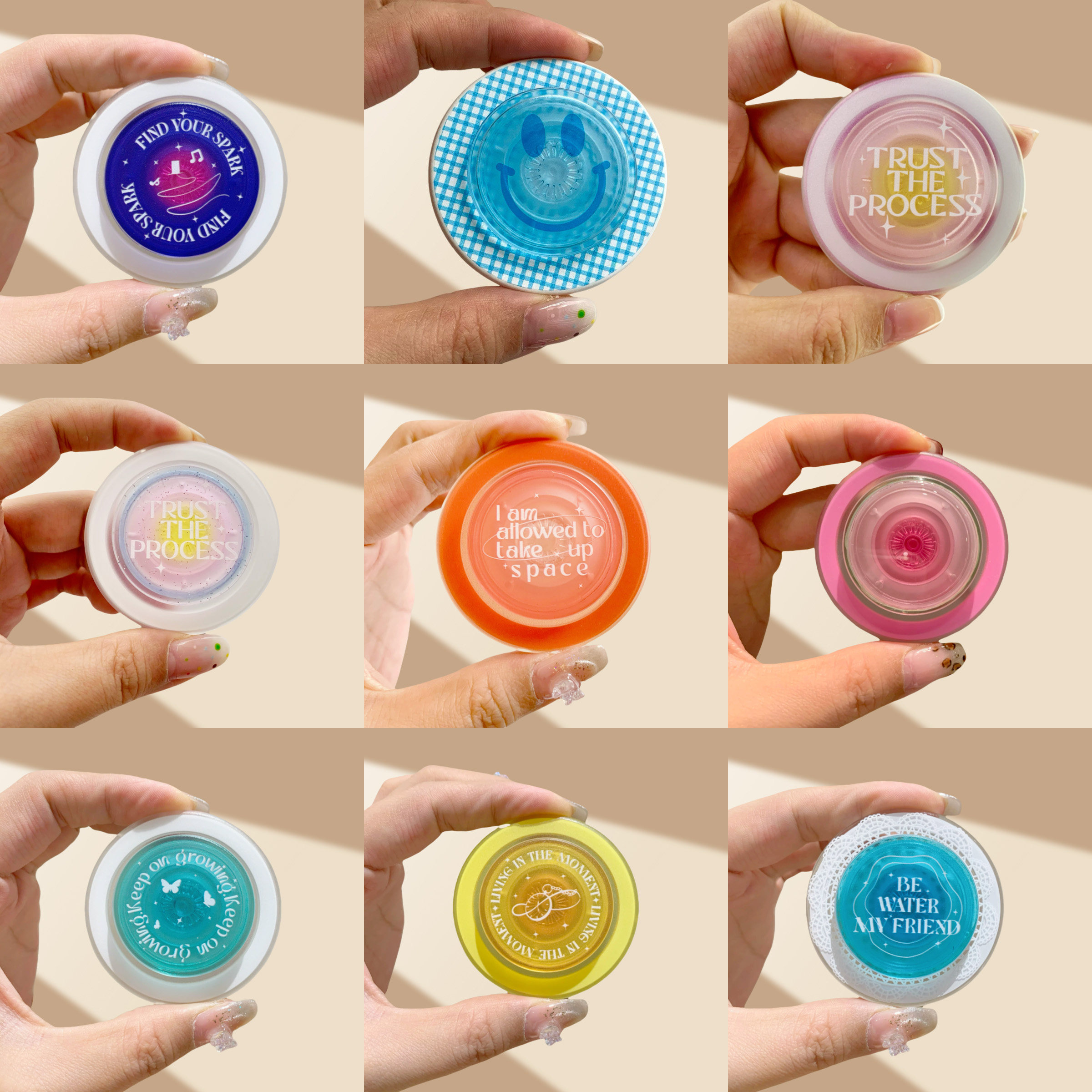 泡泡骚通用-手机气囊支架啪嗒磁吸支架可伸缩适配popsockets平面3