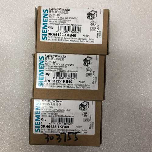 3RH6122-1KB40 DC17-30V接触器西门子