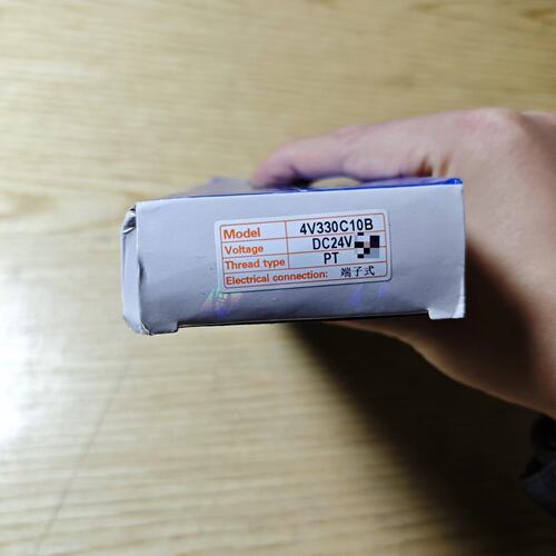 4V330C10B DC24V PT电磁阀端子亚德客