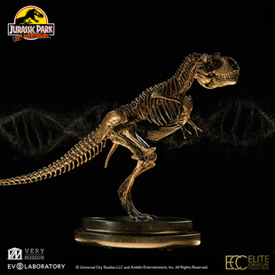 Skeleton Bronze Rex VM侏罗纪公园模型环球IP雕塑T 暴龙骨骼铜像